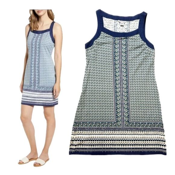 Tommy Bahama Dresses & Skirts - Tommy Bahama Geo Mesa Cotton Shift Tank Dress Size Medium